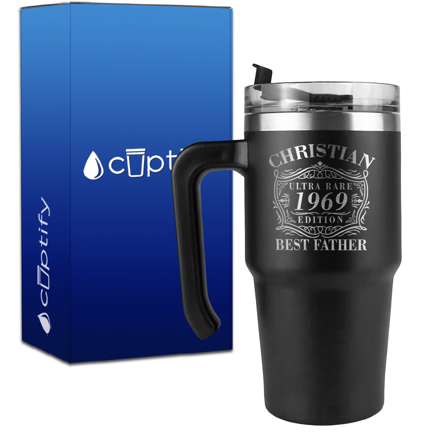 Ultra Rare Edition Best Father on 20oz Dad Travel Mug