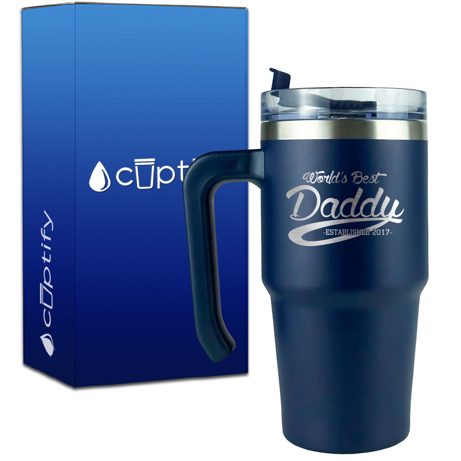 World's Best Daddy on 20oz Dad Travel Mug