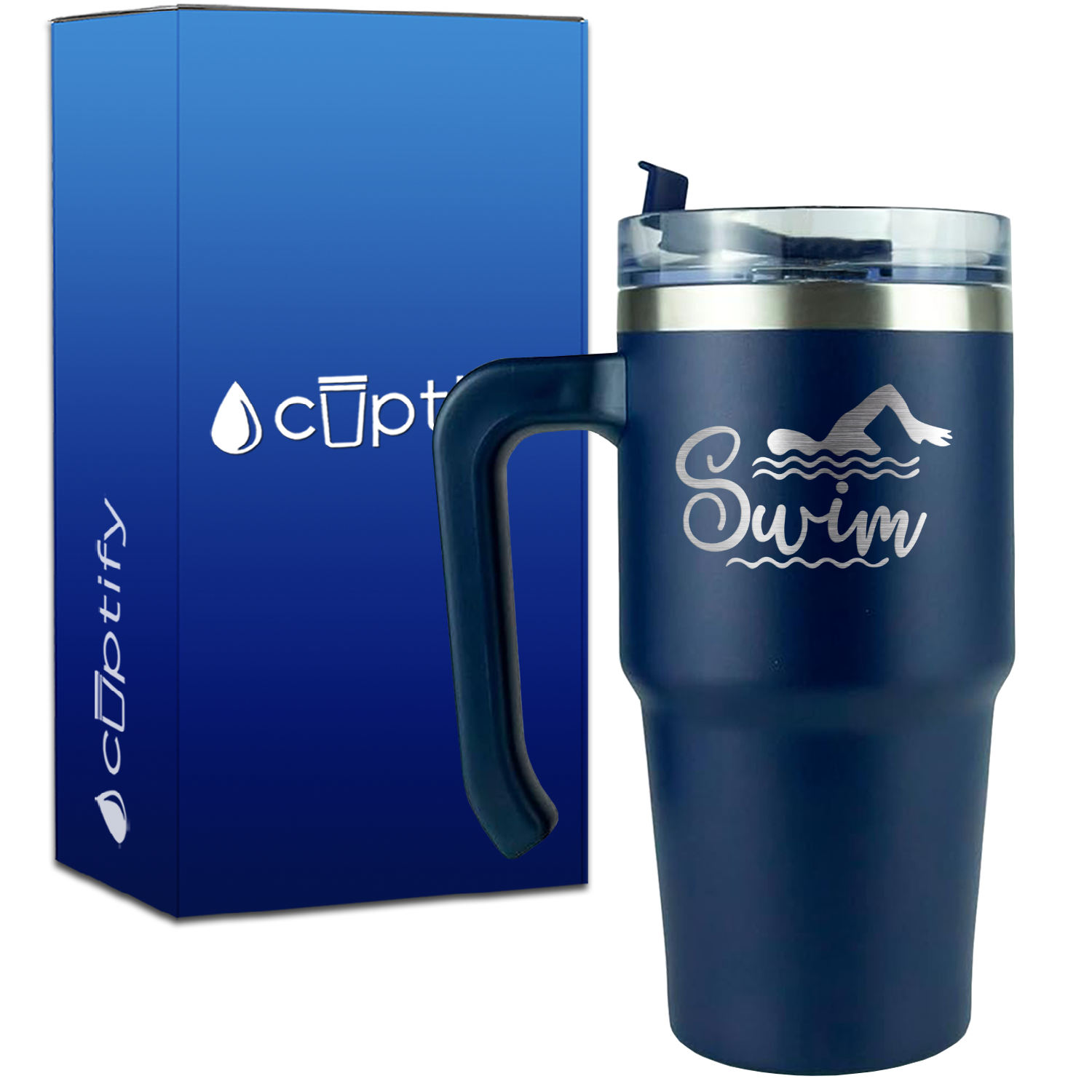 Swim on 20oz Swimming Travel Mug