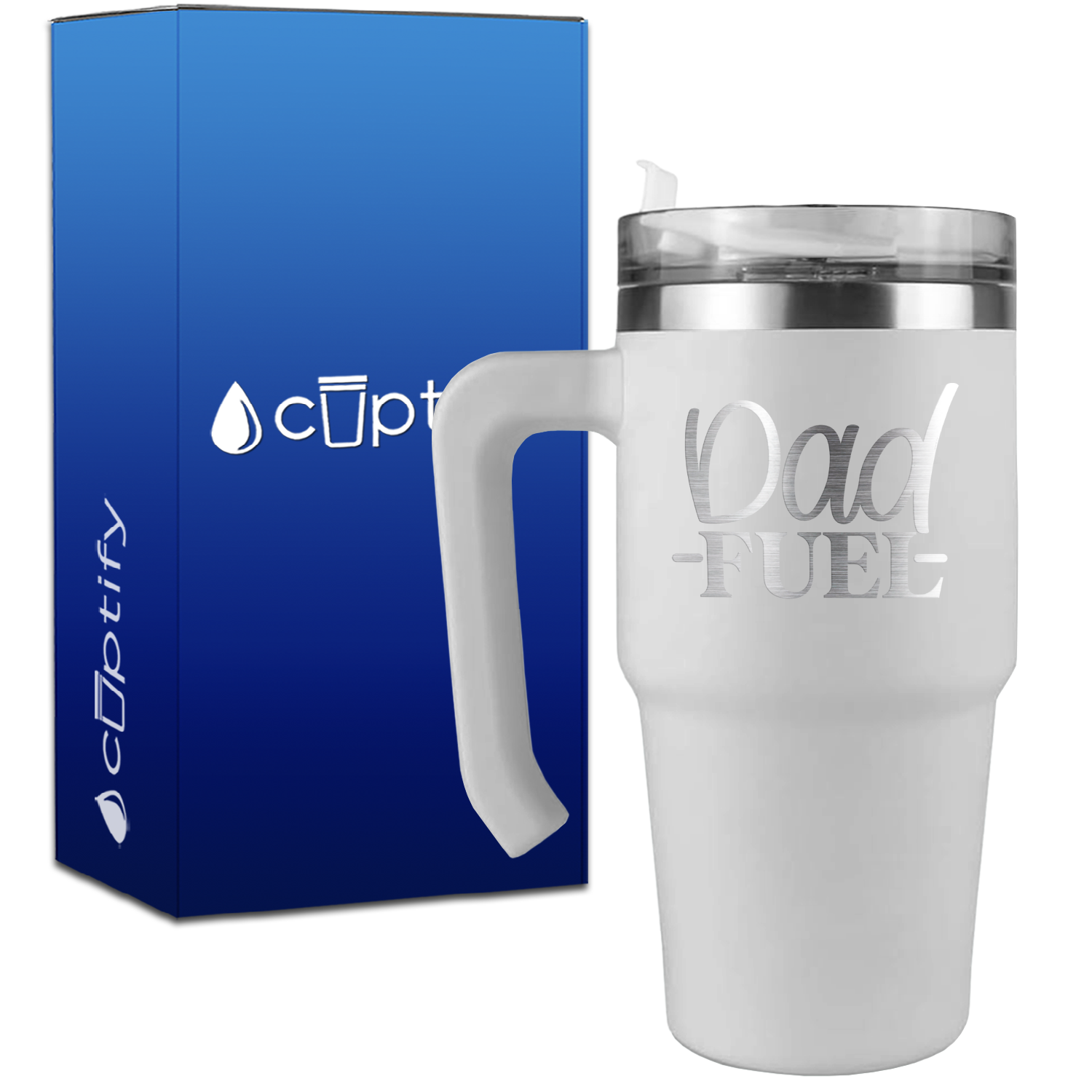 Dad Fuel on 20oz Dad Travel Mug