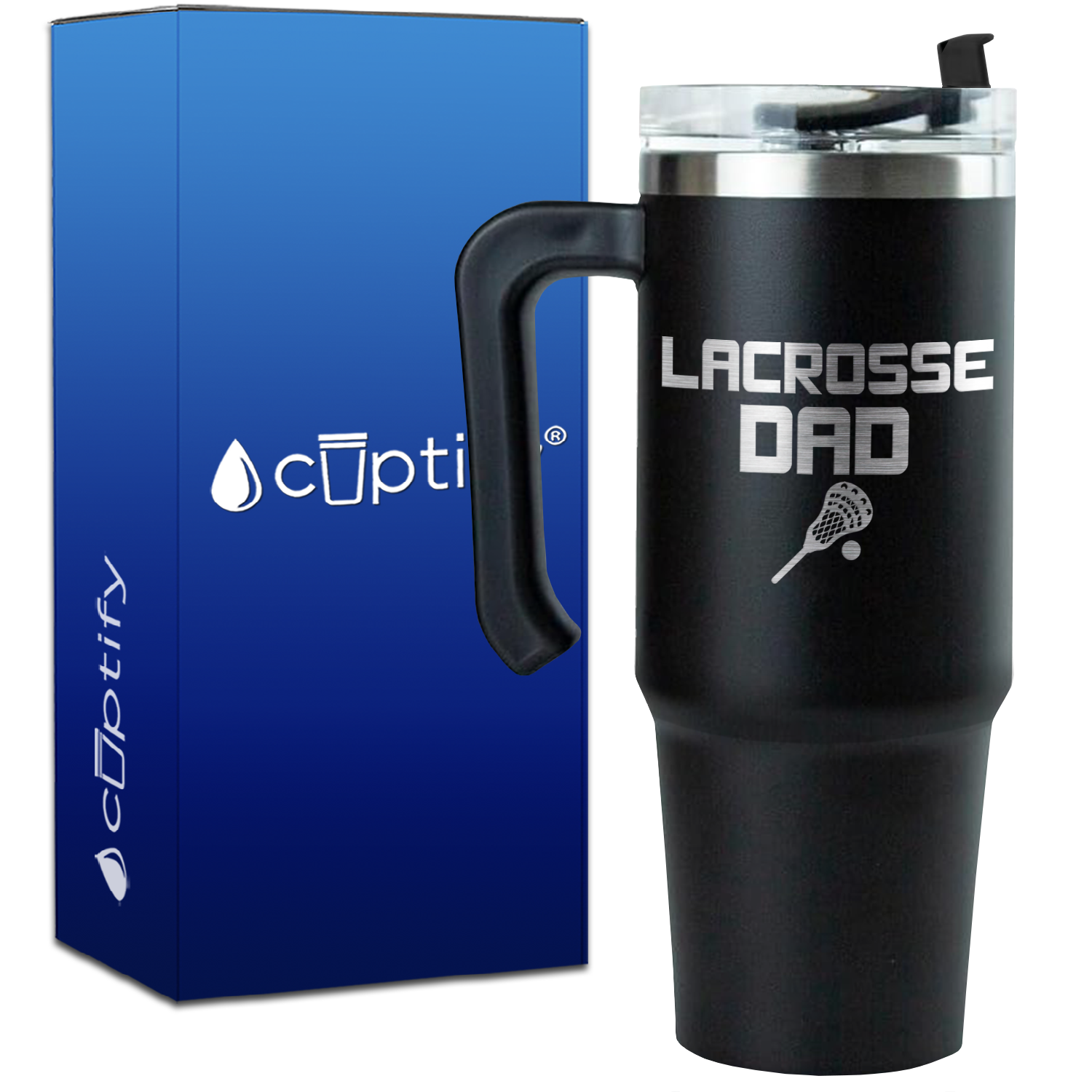 Lacrosse Dad on 30oz Lacrosse Travel Mug