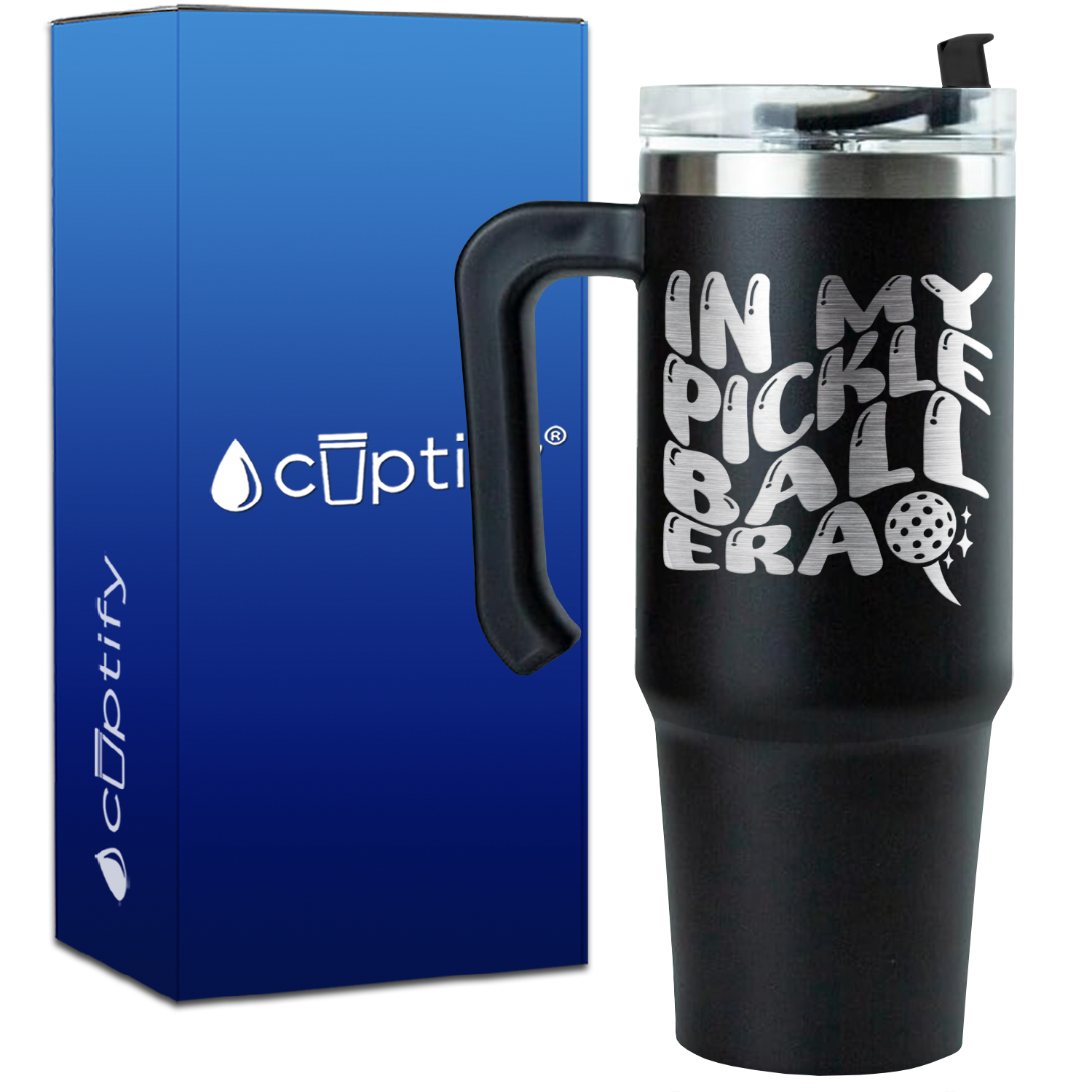 In My Pickleball Era on 30oz Pickleball Travel Mug