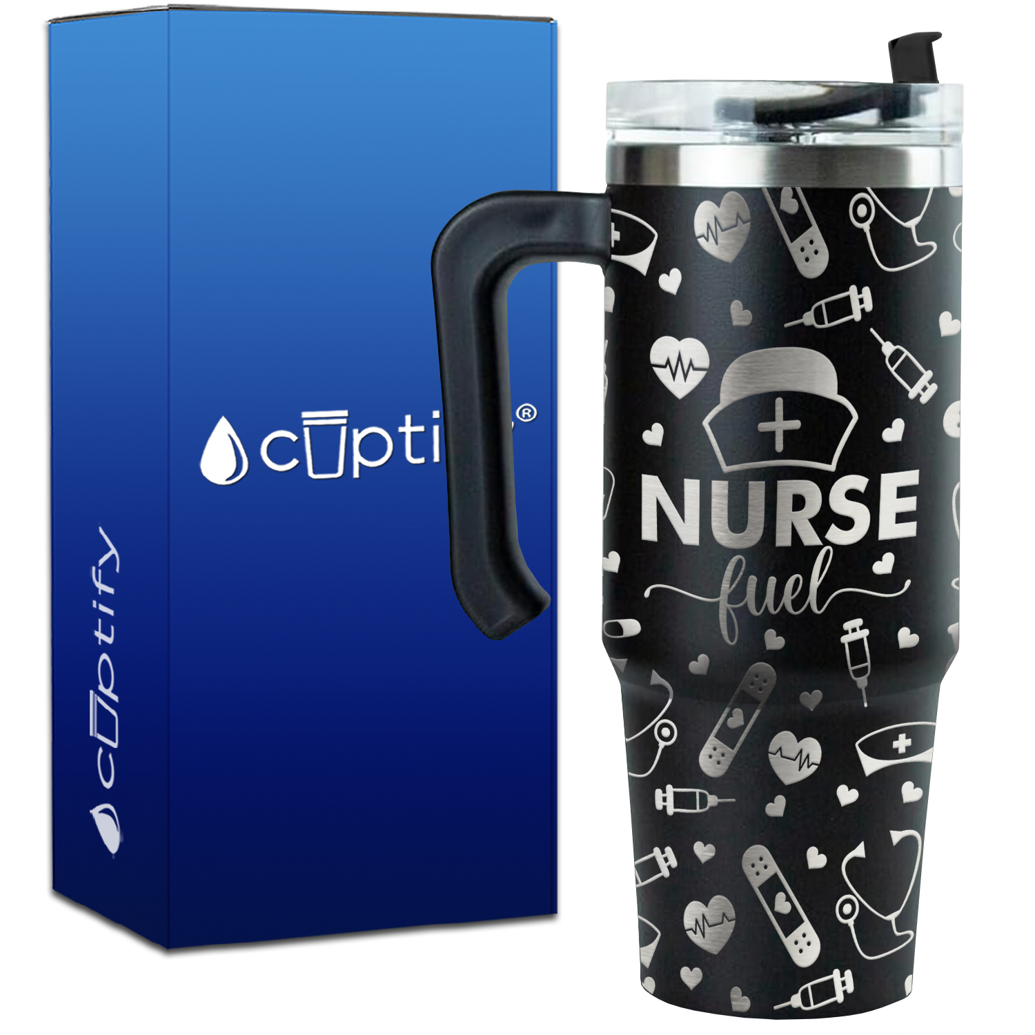 Nurse Fuel on 30oz Nurse Travel Mug