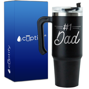 #1 Dad on 30oz Dad Travel Mug