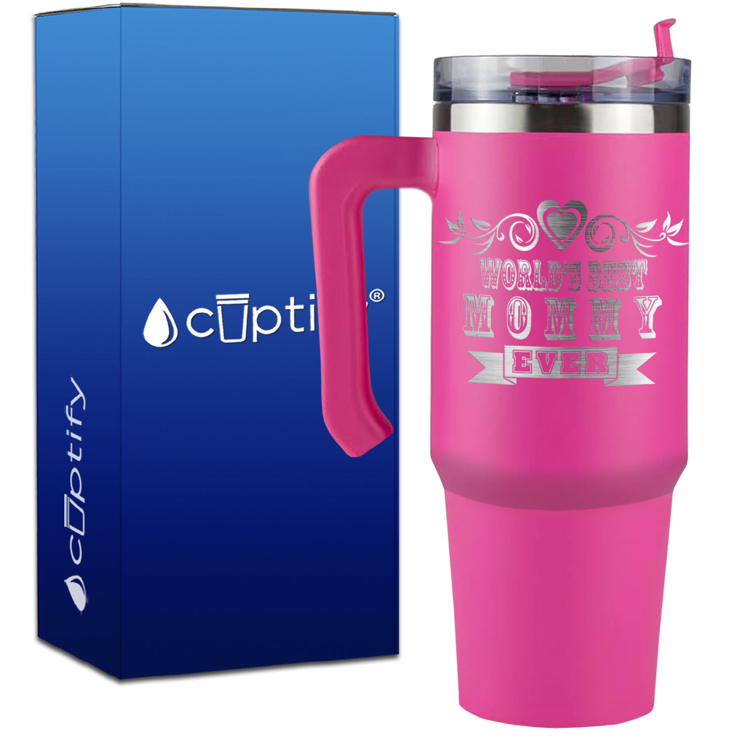 World's Best Mommy Ever on 30oz Mom Travel Mug