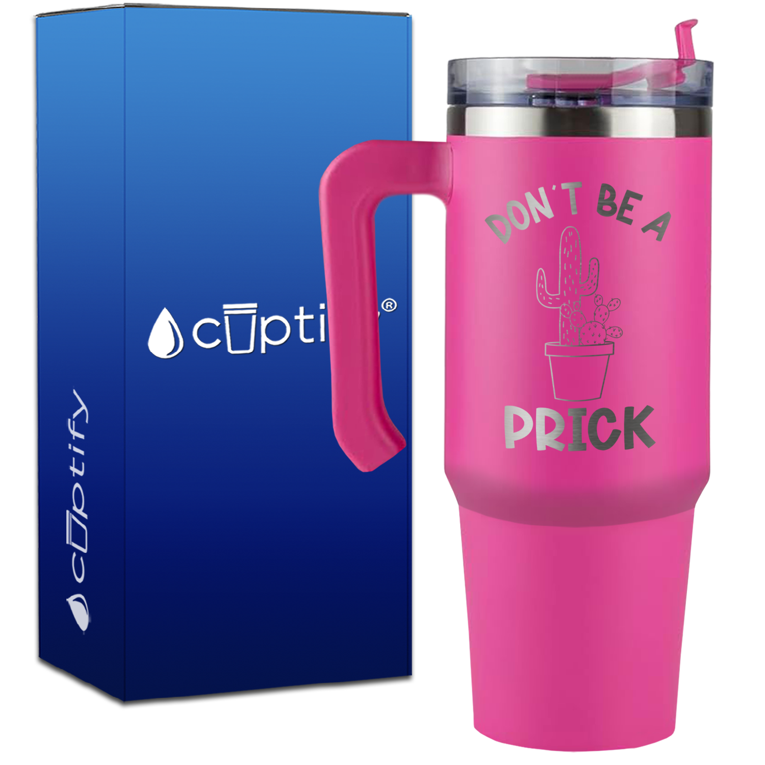 Don't be a Prick on 30oz Funny Travel Mug