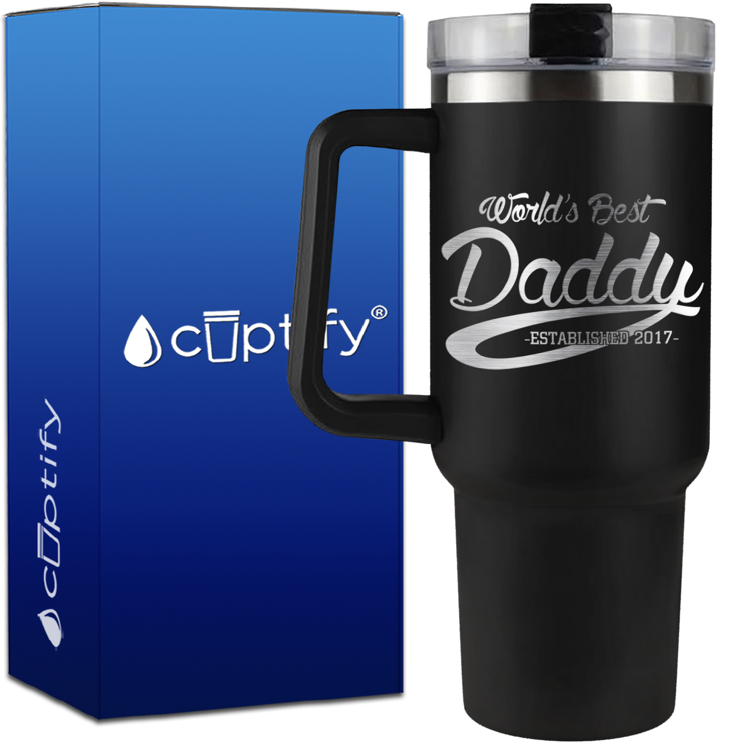 World's Best Daddy on 40oz Dad Traveler Mug