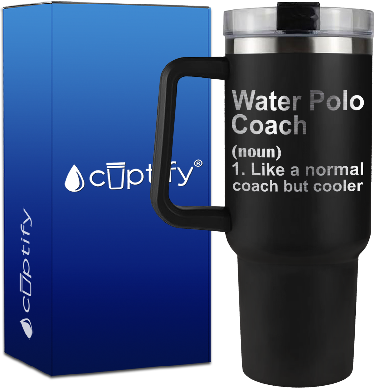 Water Polo Coach Definition on 40oz Coach Traveler Mug