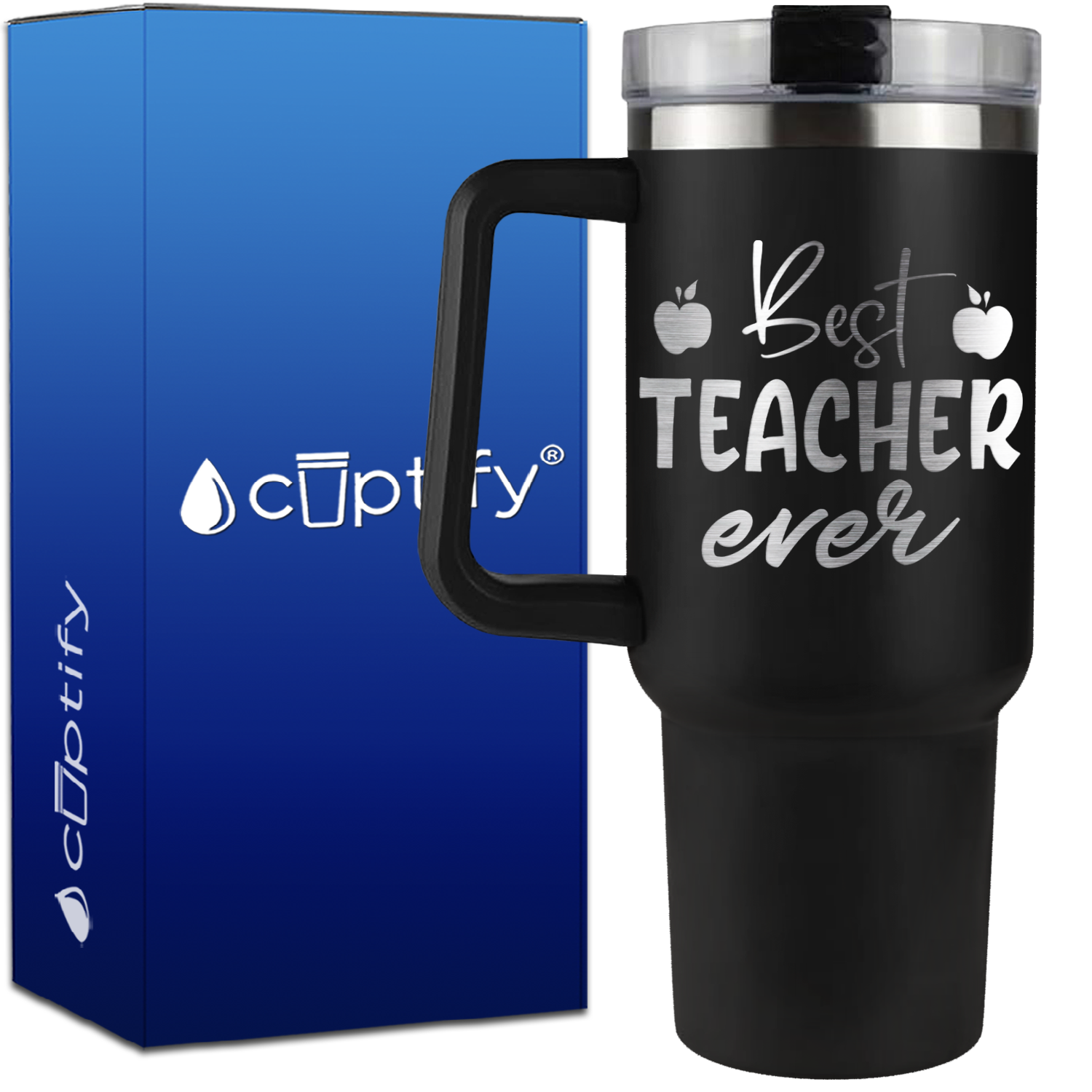 Best Teacher Ever on 40oz Teacher Traveler Mug