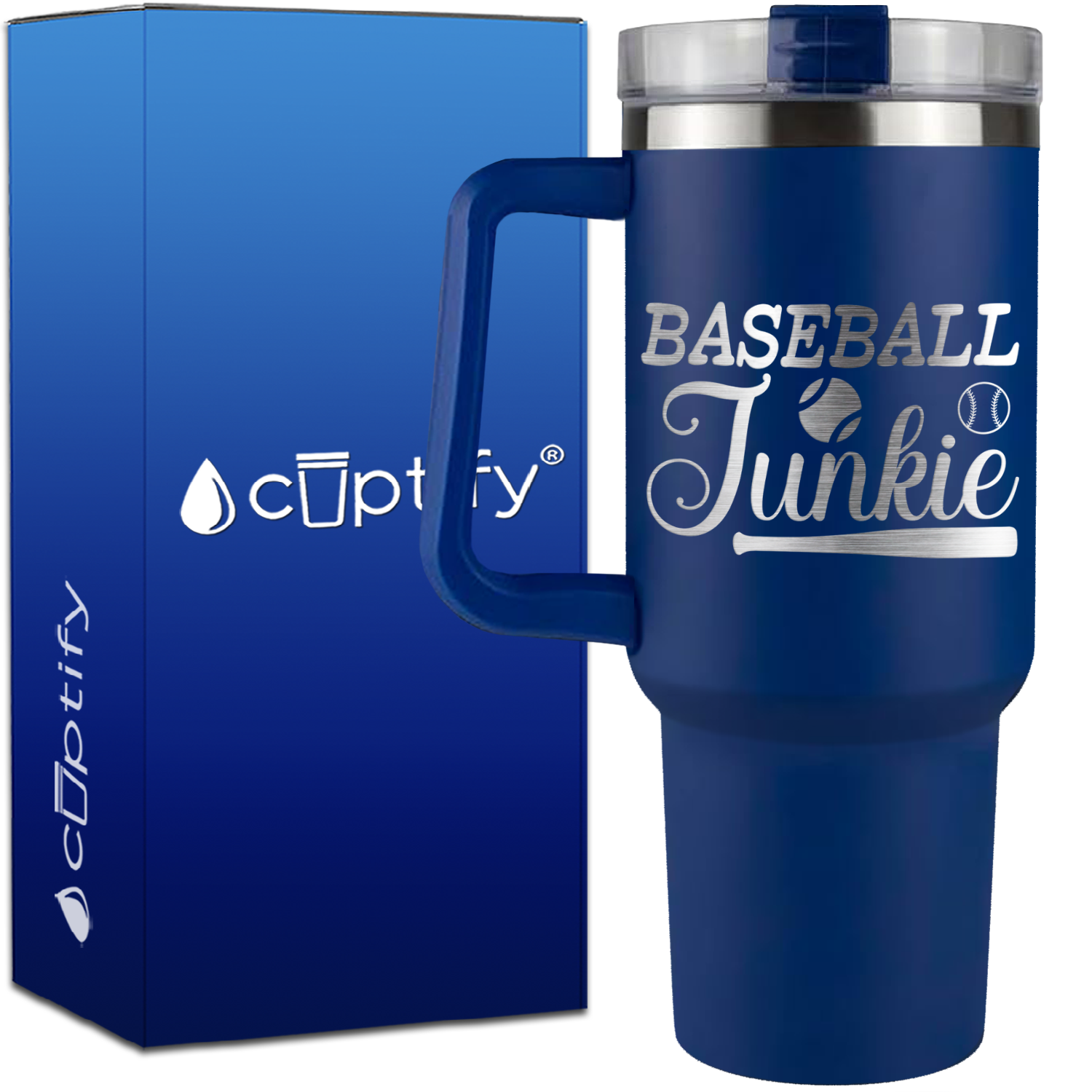 Baseball Junkie on 40oz Baseball Traveler Mug