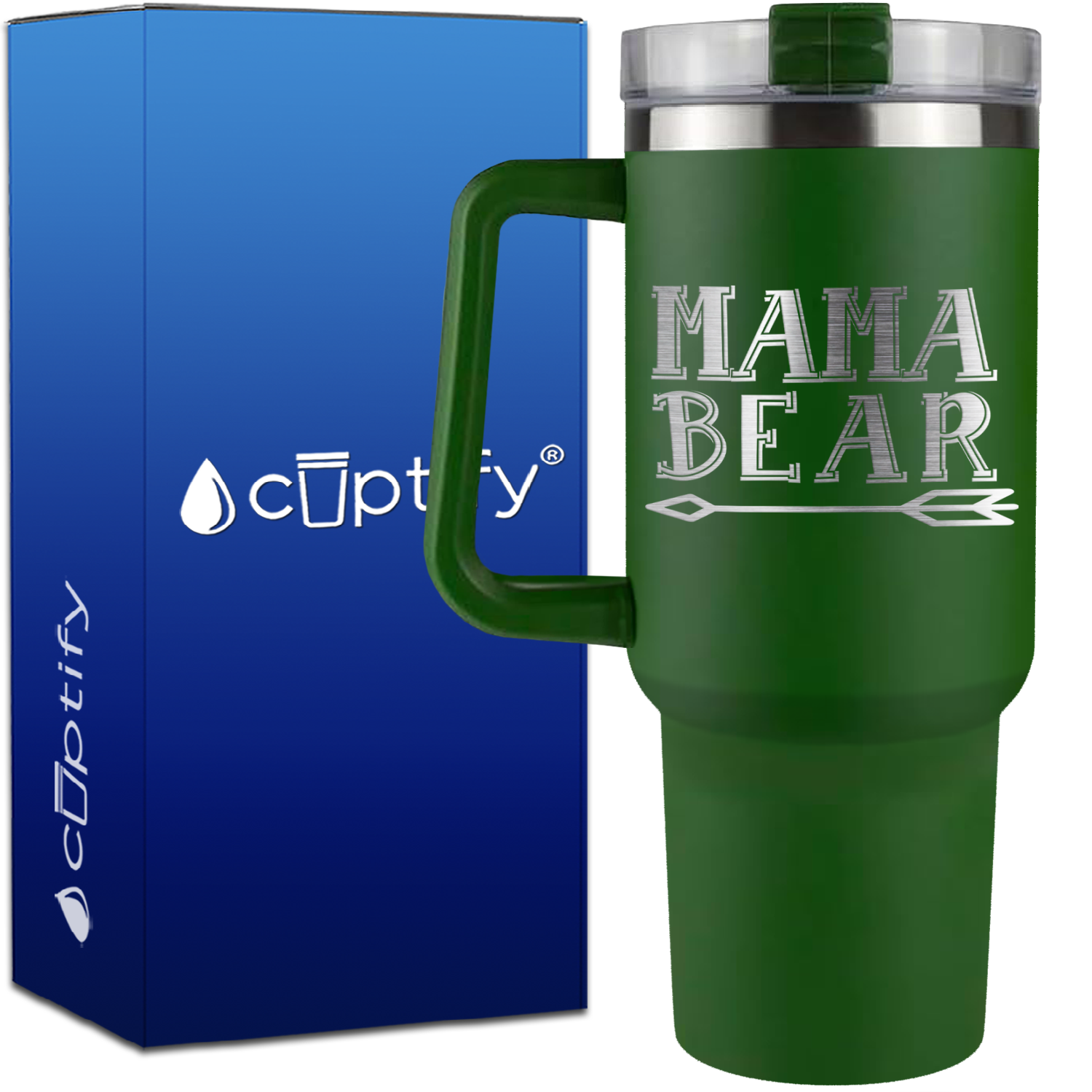 Mama Bear on 40oz Mom Traveler Mug