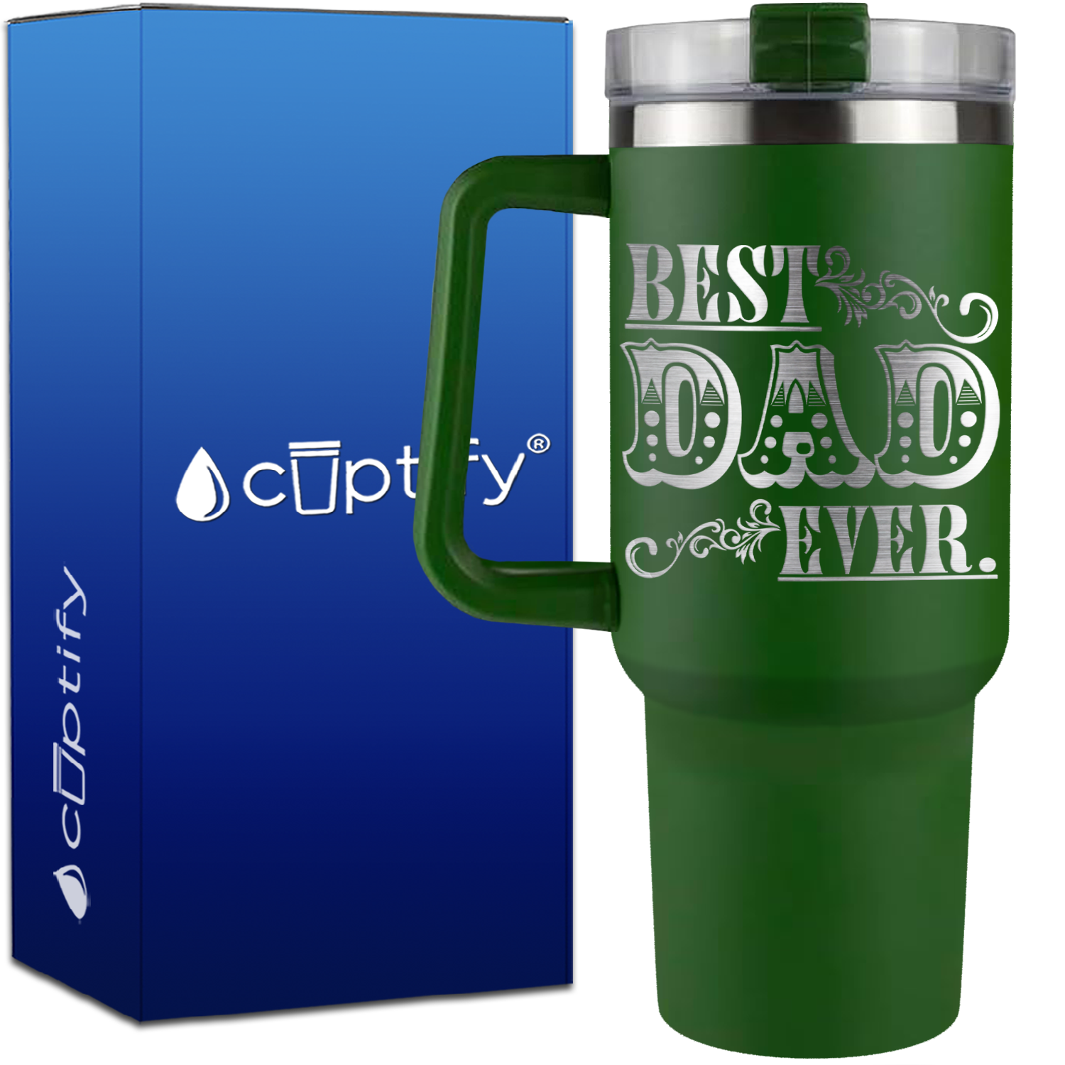 Best Dad Ever on 40oz Dad Traveler Mug