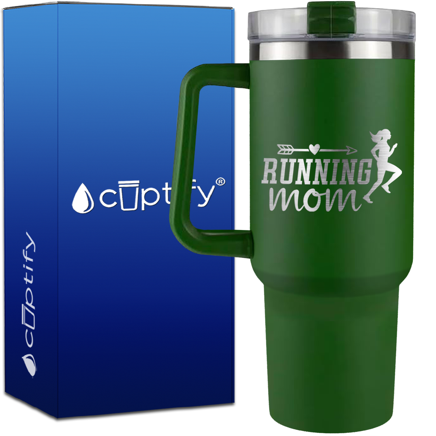 Running Mom on 40oz Running Traveler Mug