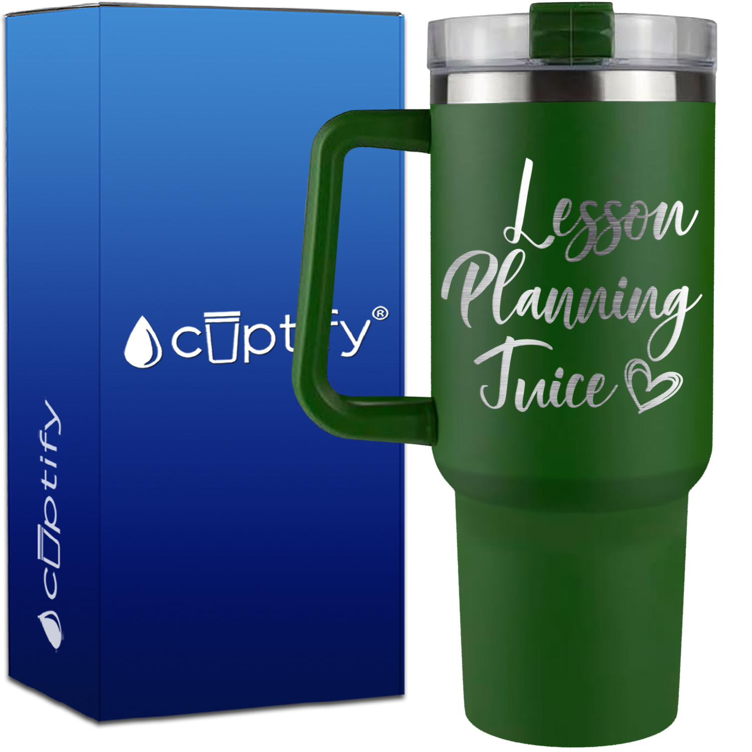 Lesson Planning Juice on 40oz Teacher Traveler Mug