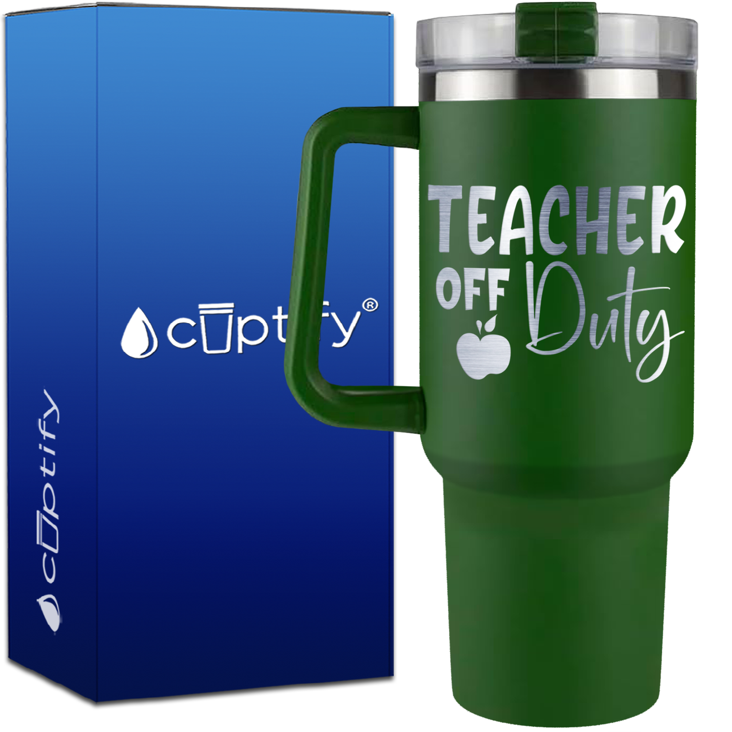 Teacher off Duty on 40oz Teacher Traveler Mug