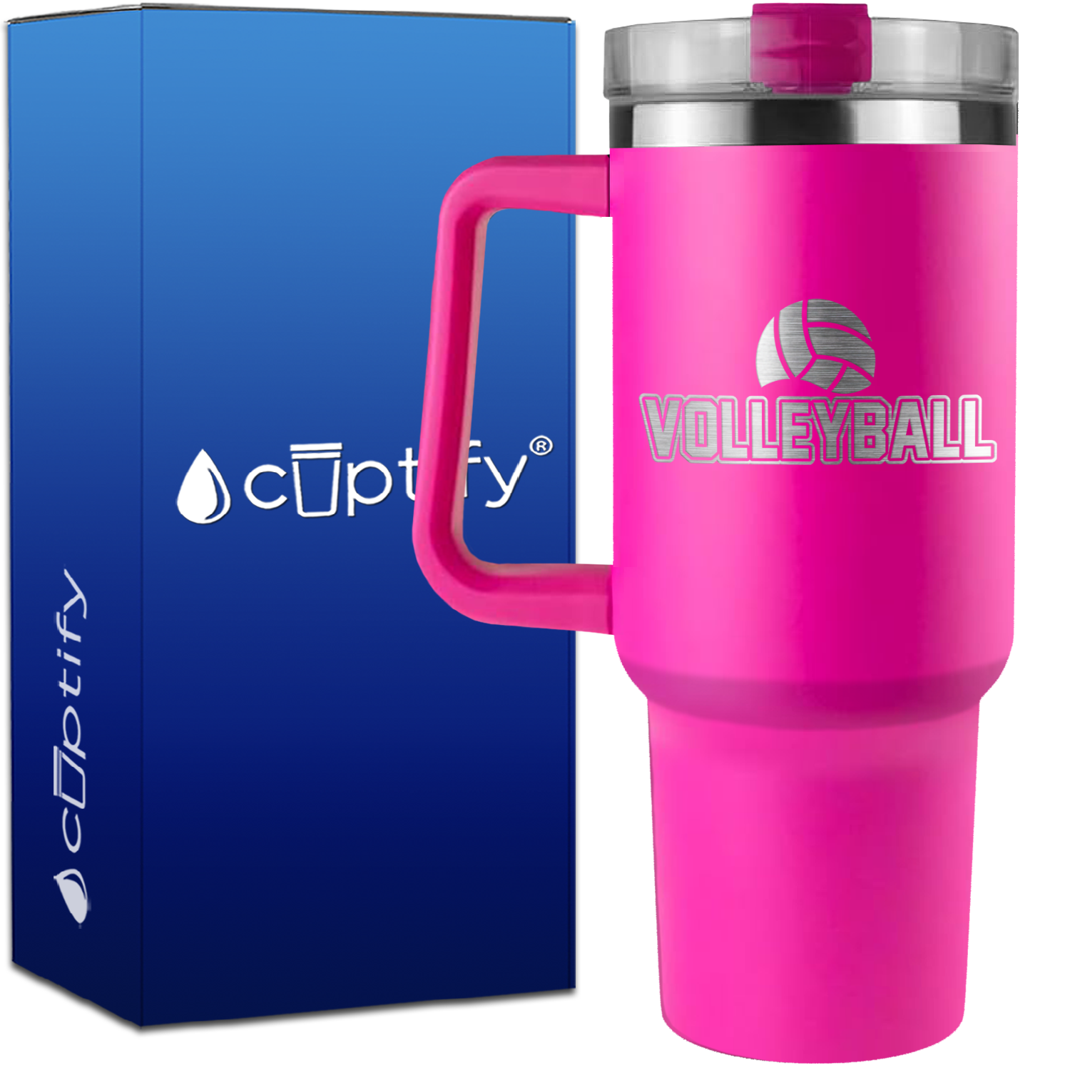 Volleyball on 40oz Volleyball Traveler Mug