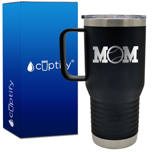 Baseball Mom 20oz Mom Travel Mug