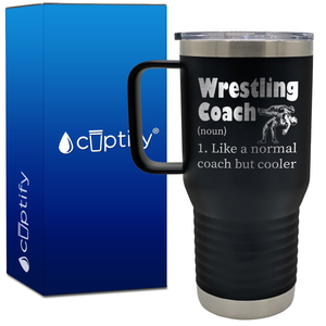 Wrestling Coach Definition 20oz Coach Travel Mug