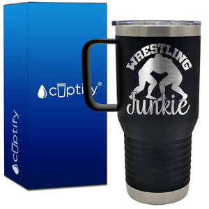 Wrestling Junkie 20oz Wrestling Travel Mug