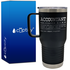 Accountant Noun Definition 20oz Accountant Travel Mug