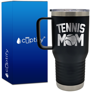 Tennis Mom 20oz Tennis Travel Mug