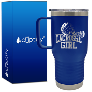 Lacrosse Girl 20oz Lacrosse Travel Mug