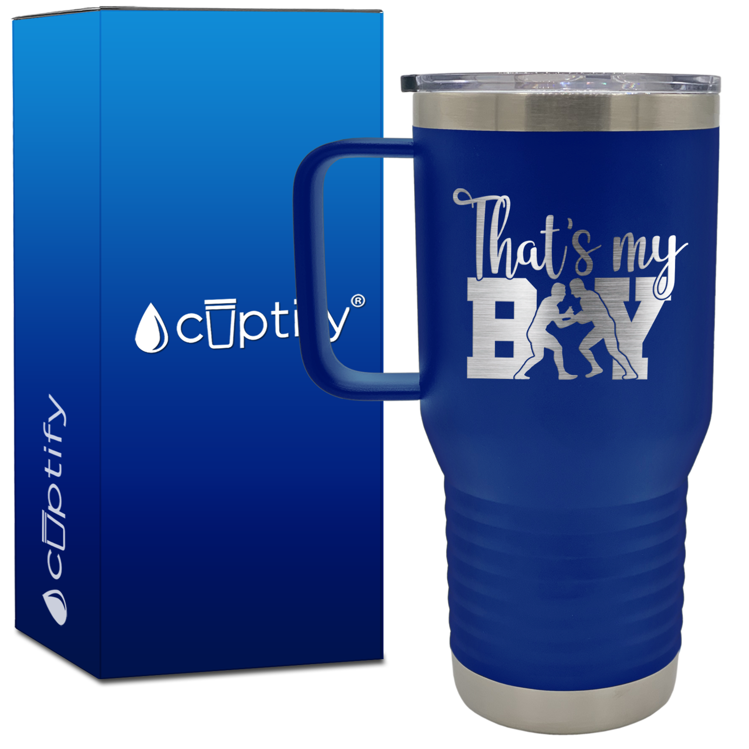 That's My Boy Wrestling 20oz Wrestling Travel Mug