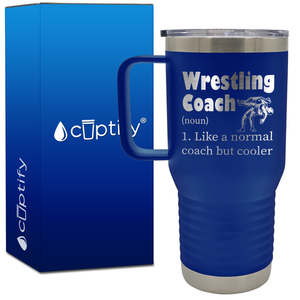 Wrestling Coach Definition 20oz Coach Travel Mug