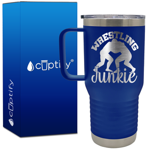 Wrestling Junkie 20oz Wrestling Travel Mug