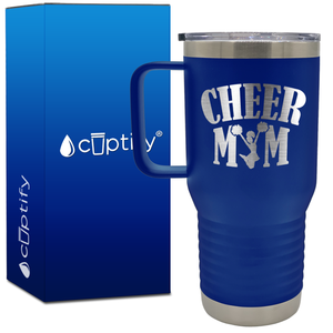 Cheer Mom Cheerleader 20oz Cheer Travel Mug