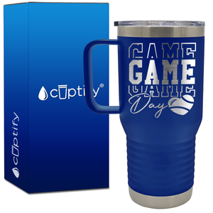 Game Game Game Day Football 20oz Football Travel Mug