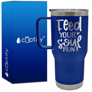 Feed Your Soul Run 20oz Running Travel Mug