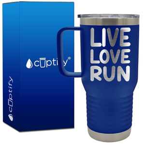 Live Love Run 20oz Running Travel Mug