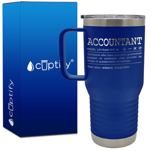 Accountant Noun Definition 20oz Accountant Travel Mug