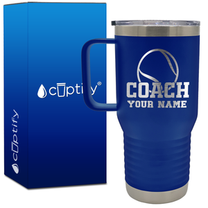 Tennis Coach 20oz Tennis Travel Mug