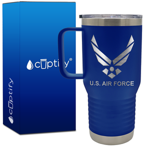 Personalized US Air Force 20oz Travel Mug