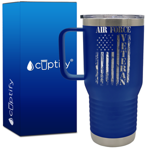 Air Force Veteran 20oz Travel Mug