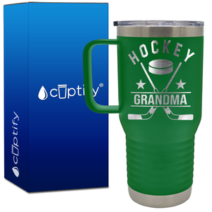 Hockey Grandma 20oz Hockey Travel Mug