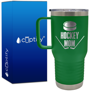 Hockey Mom 20oz Hockey Travel Mug