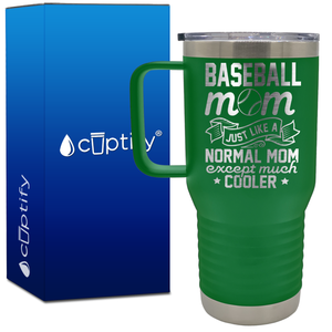 Baseball Mom Just Like a Normal Mom 20oz Baseball Travel Mug