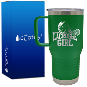 Lacrosse Girl 20oz Lacrosse Travel Mug