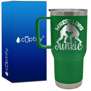 Wrestling Junkie 20oz Wrestling Travel Mug