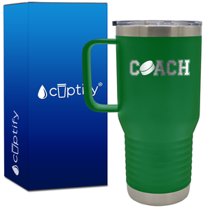 Coach Hockey 20oz Coach Travel Mug