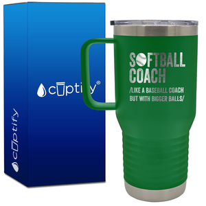 Softball Coach 20oz Coach Travel Mug