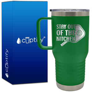 Pickleball Stay Out of the Kitchen 20oz Pickleball Travel Mug