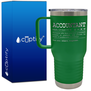 Accountant Noun Definition 20oz Accountant Travel Mug