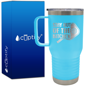 Pickleball Stay Out of the Kitchen 20oz Pickleball Travel Mug