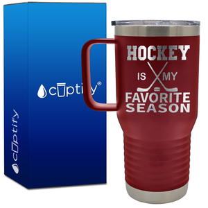 Hockey is My Favorite Person 20oz Hockey Travel Mug