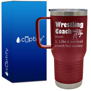 Wrestling Coach Definition 20oz Coach Travel Mug