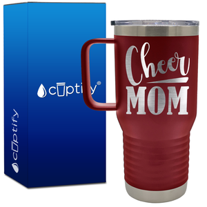 Cheer Mom 20oz Cheer Travel Mug